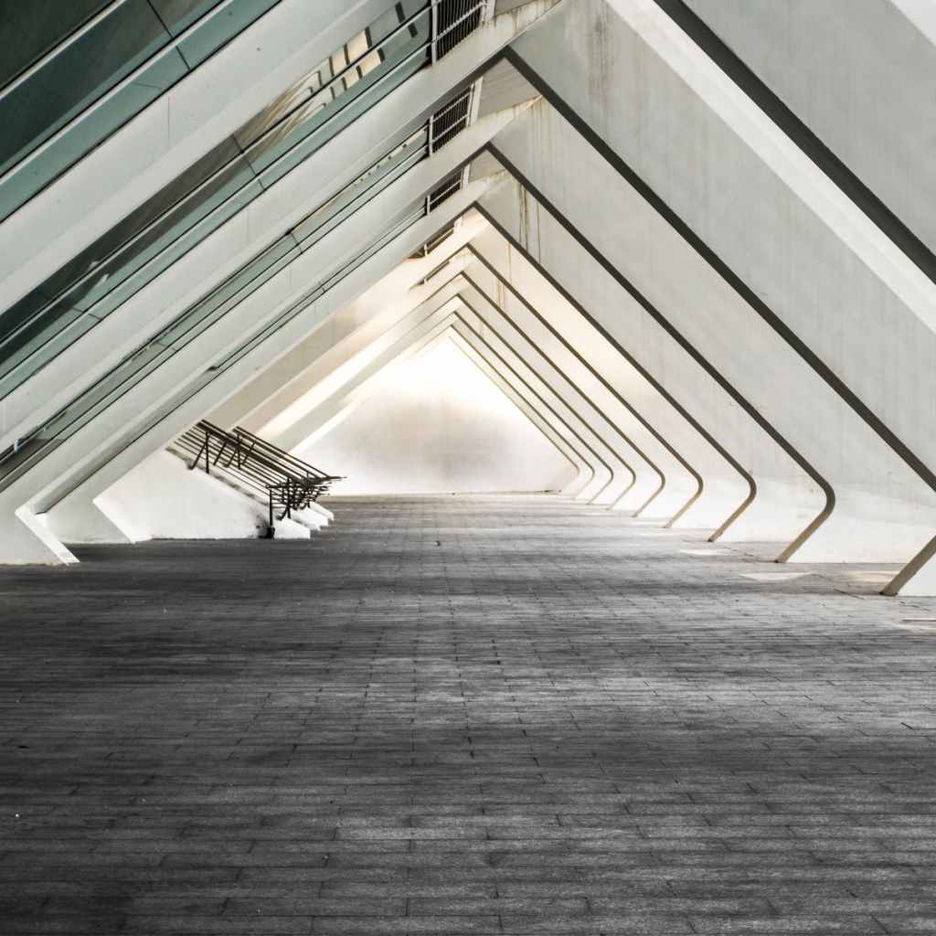 gray concrete building glass window