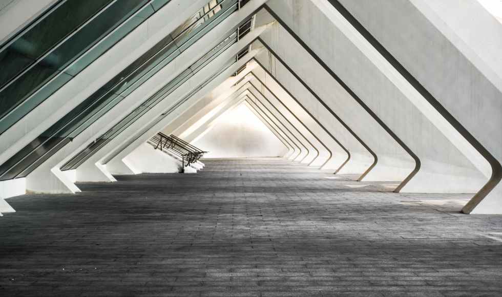 gray concrete building glass window