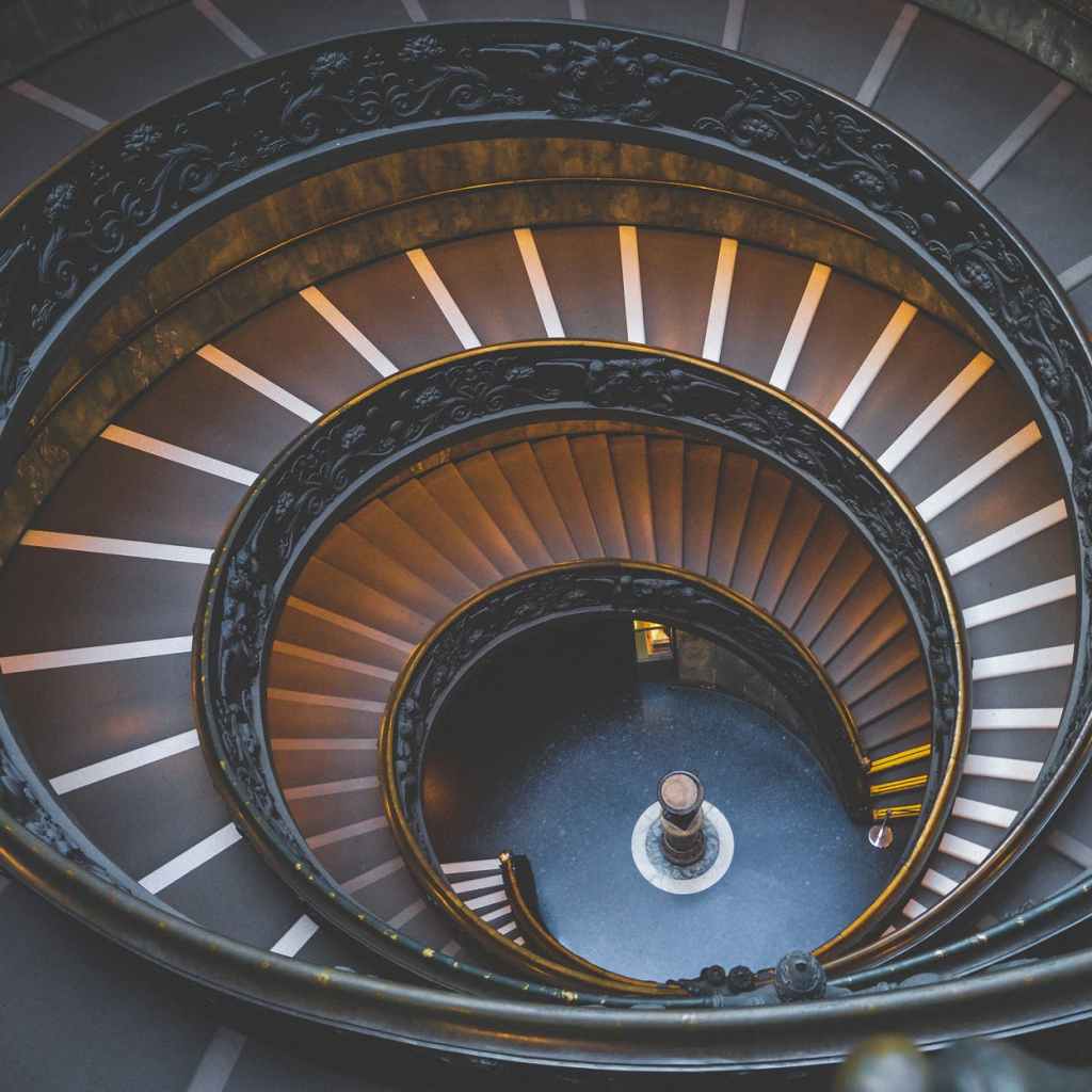 empty spiral staircase