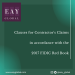 Clauses for Contractor’s Claims in accordance with the 2017 FIDIC Red Book